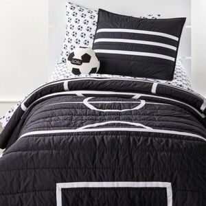 Crate & Barrel Soccer Bedding Set